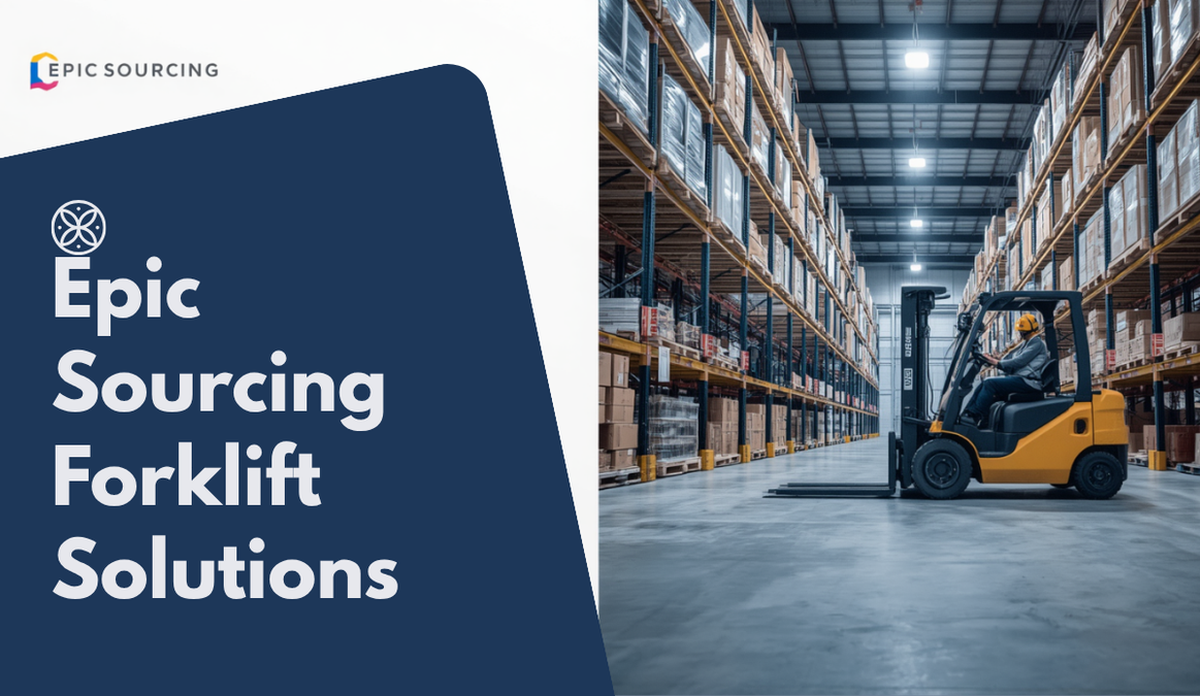 Forklift in a modern Brisbane distribution warehouse representing importing forklifts and materials handling equipment from China