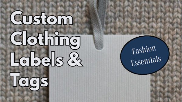 Custom woven clothing labels and kraft swing tags made in China for Melbourne fashion brands