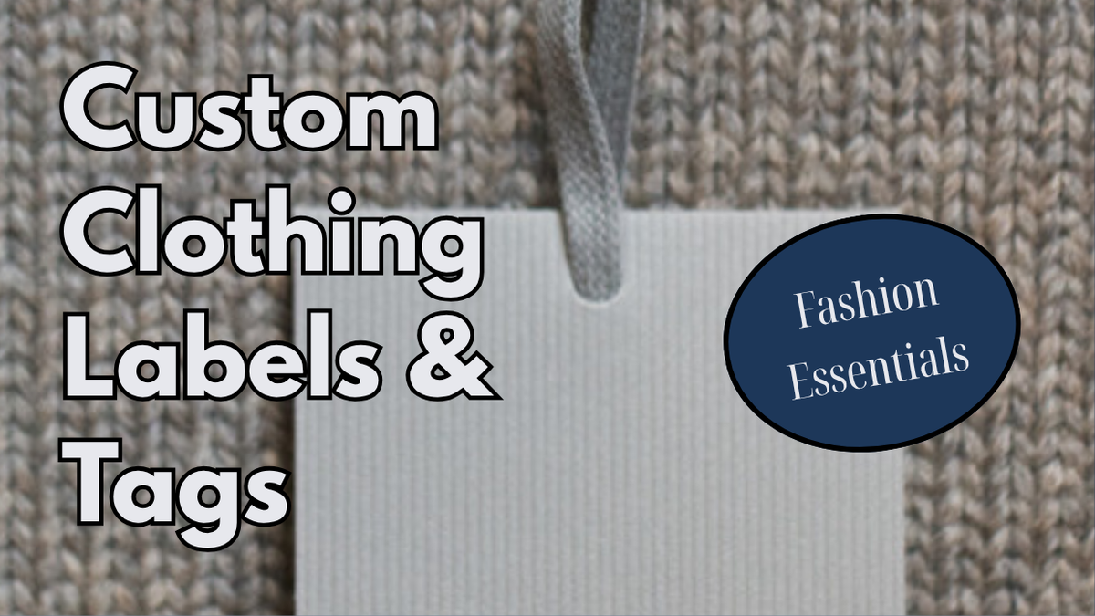 Custom woven clothing labels and kraft swing tags made in China for Melbourne fashion brands