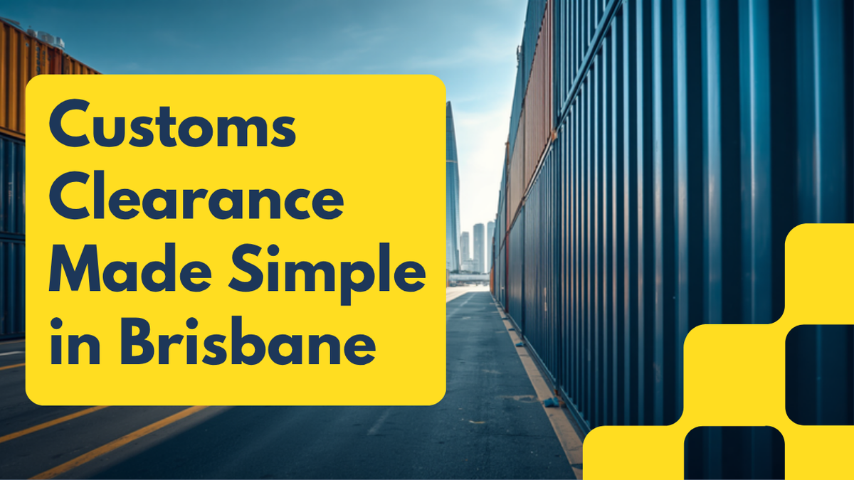 Customs clearance paperwork and cargo containers representing a customs broker in Brisbane