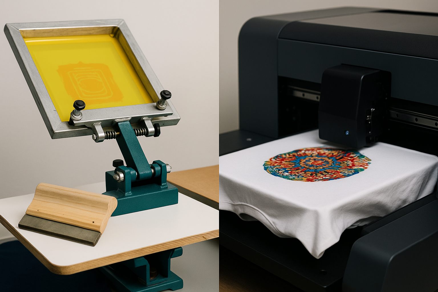 Screen Printing vs Digital Printing 