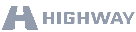 Highway logo featuring a stylized yellow letter H and the word HIGHWAY in bold black uppercase letters.