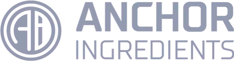 Anchor Ingredients Firmenlogo mit kreisförmigem Symbol und Text.