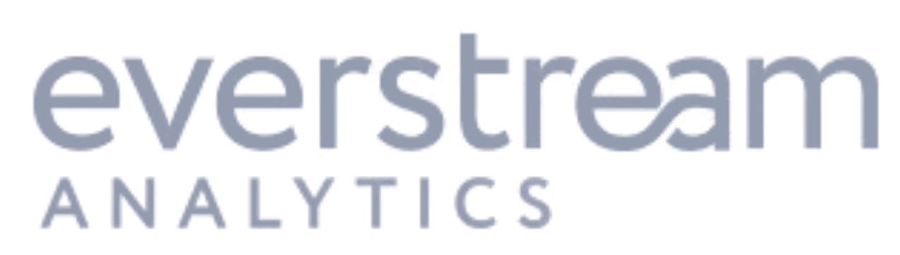Everstream Analytics-Logo mit „Ever“ in Blau und „Stream“ in Orange und „ANALYTICS“ in Grau darunter.