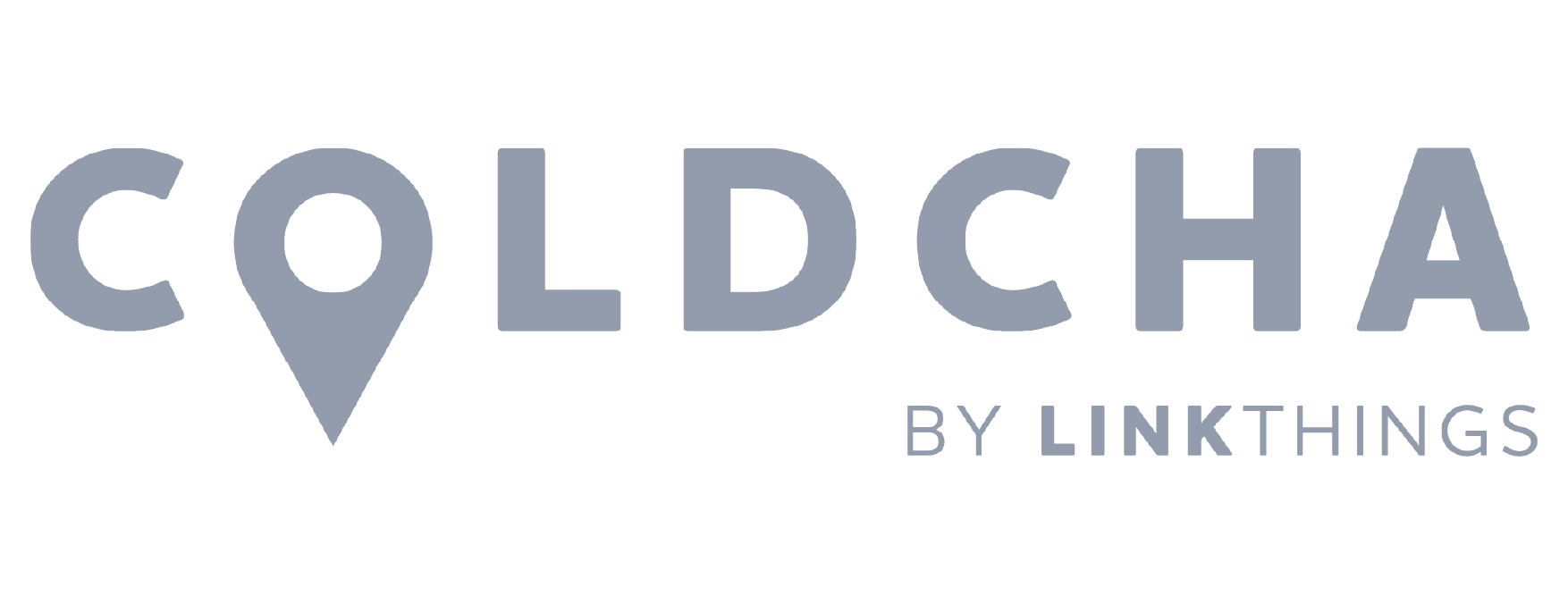 COLDCHA logo with location pin icon replacing the letter O, by LINKTHINGS text below