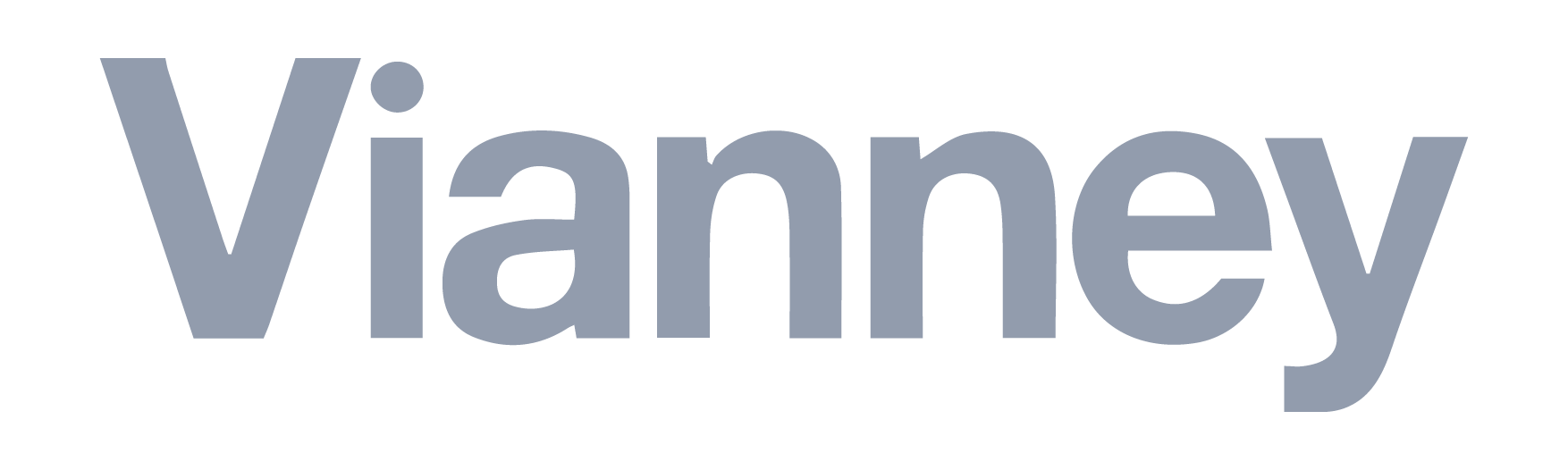 The word 'Vianney' in large gray sans-serif font on a white background.