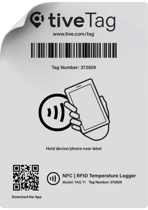 Tive Tag - Label Rolled