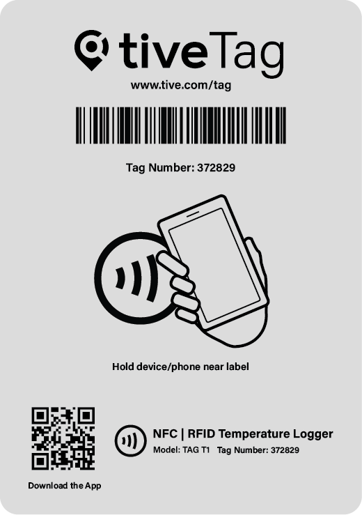 Tive Tag - Label Flat