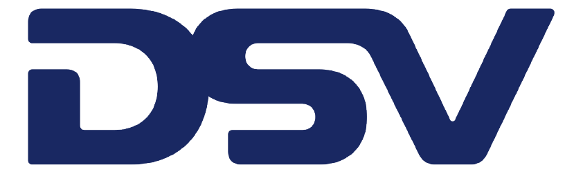 Logo with bold, stylized capital letters D, S, and V in dark blue.