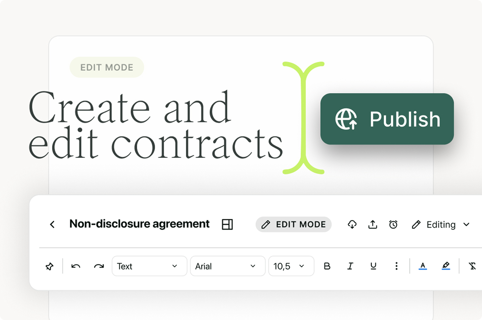 Create and edit contracts in Juro