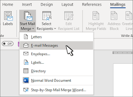 mail merge