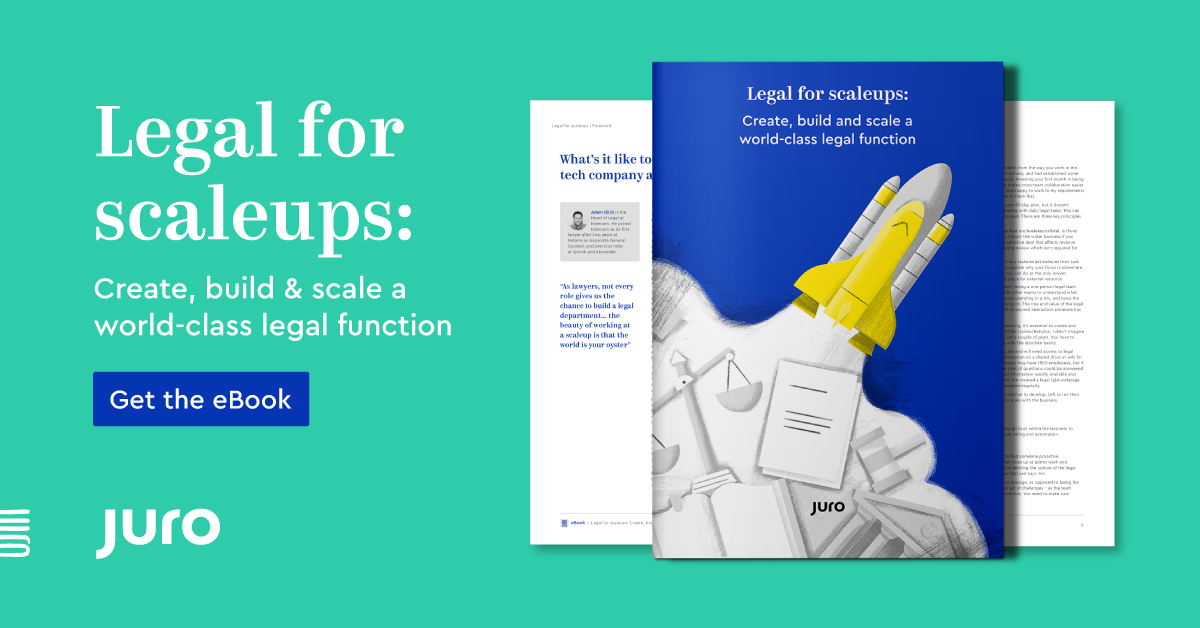 Juro legal for scaleups eBook