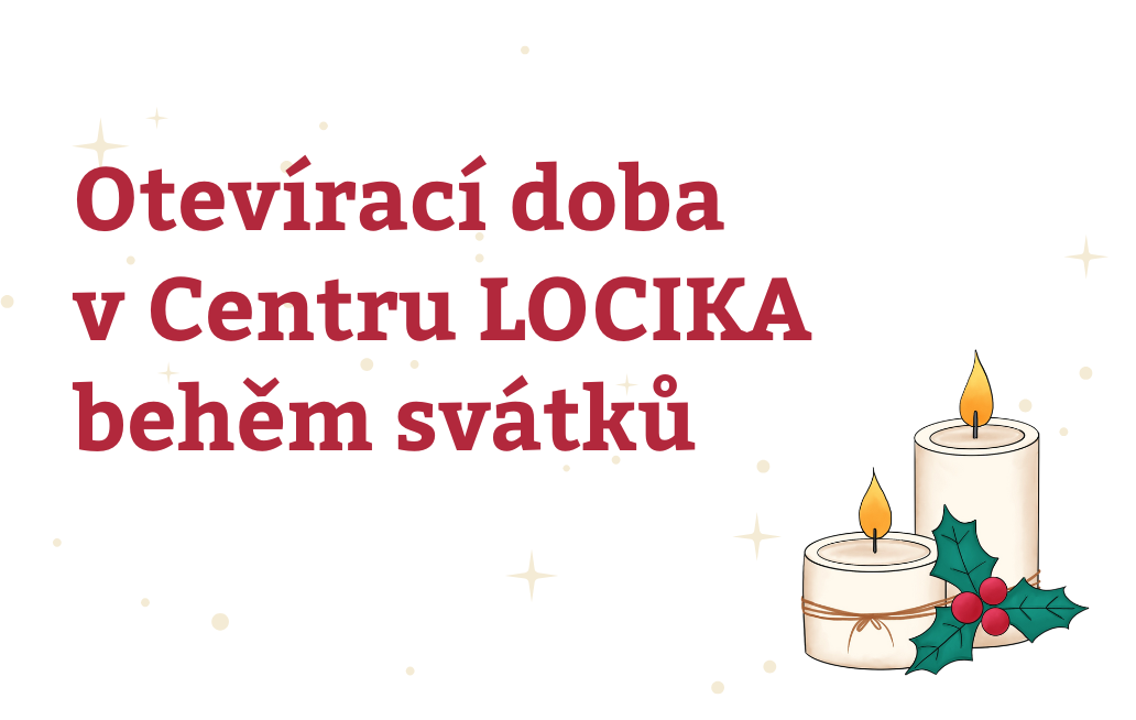 Od 22. 12. do 2. 1. máme zavřeno, v naléhavých případech kontaktujte krizové linky.