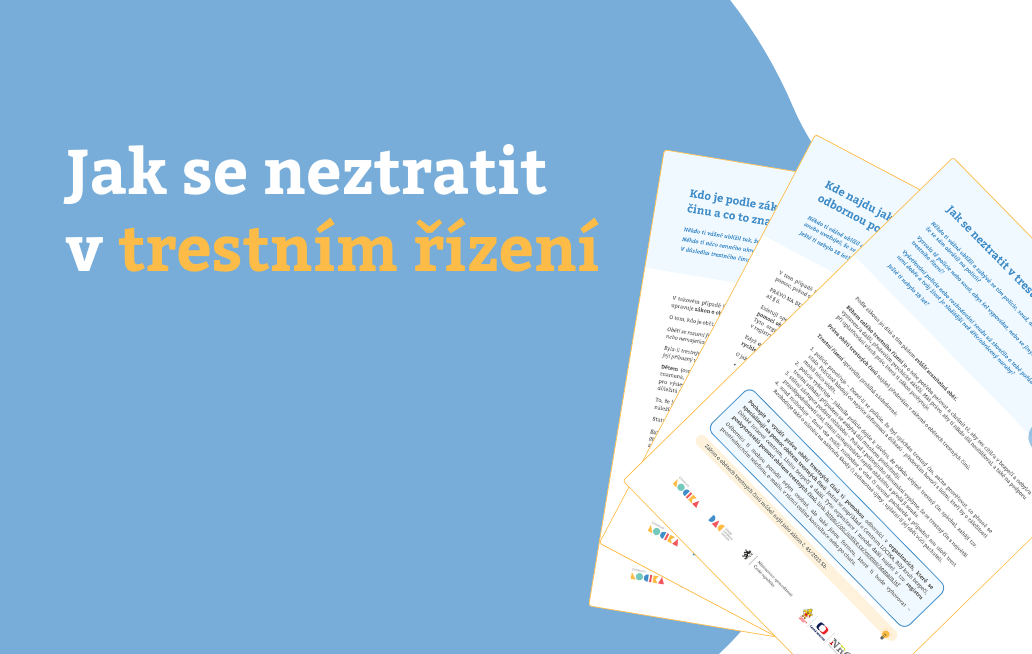 Připravili jsme karty pro děti, které provází dětem trestním řízením.