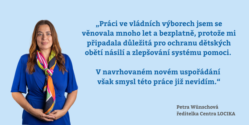 Naše ředitelka Petra Wünschová poslala rezignační dopis předsedovi vlády Andreji Babišovi.