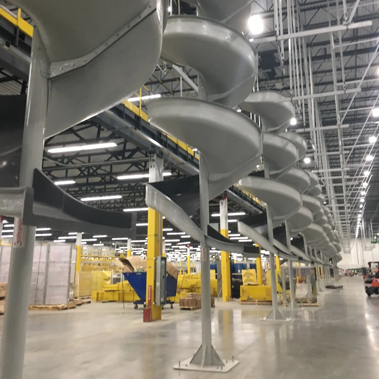 Man caring box construction site