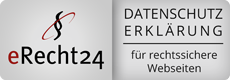 Datenschutz Banner von "E-Recht24"