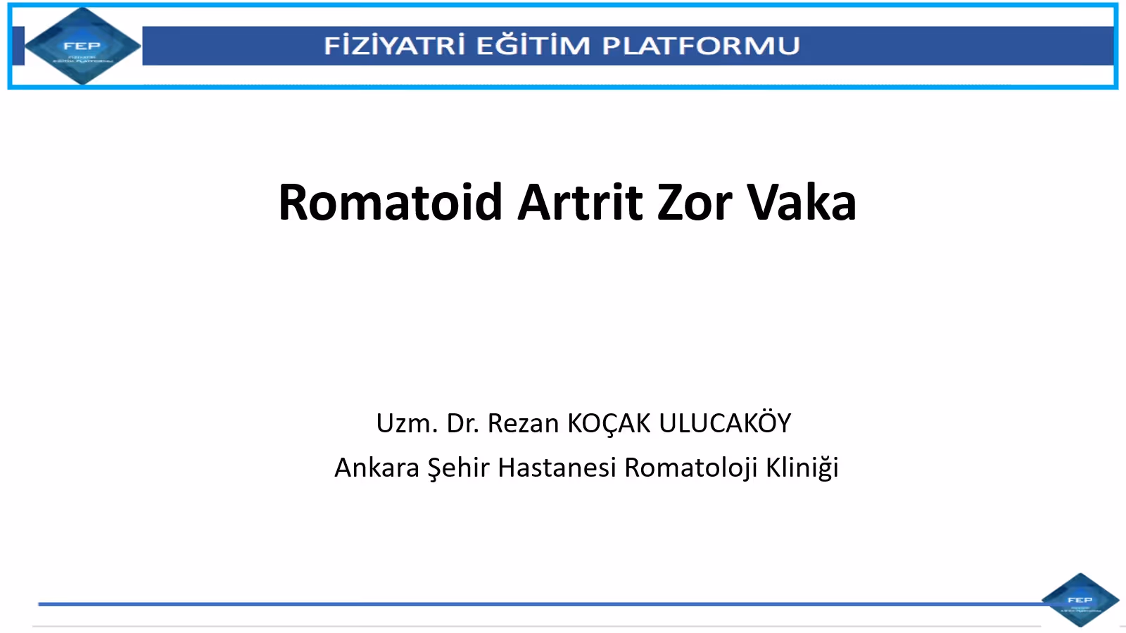 Romatoid Artrit Zor Vaka