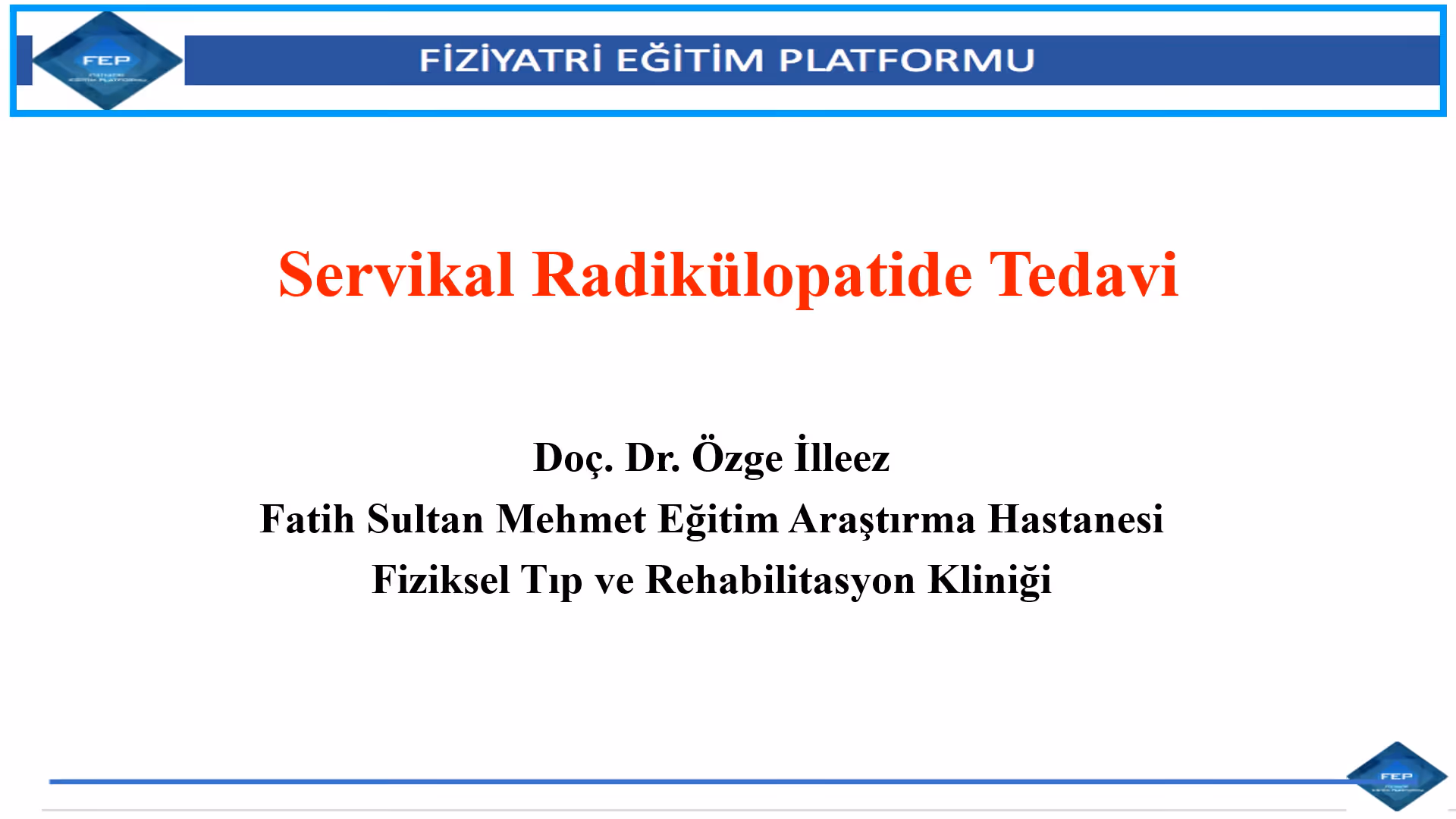 Servikal Radikülopati Bölüm 2