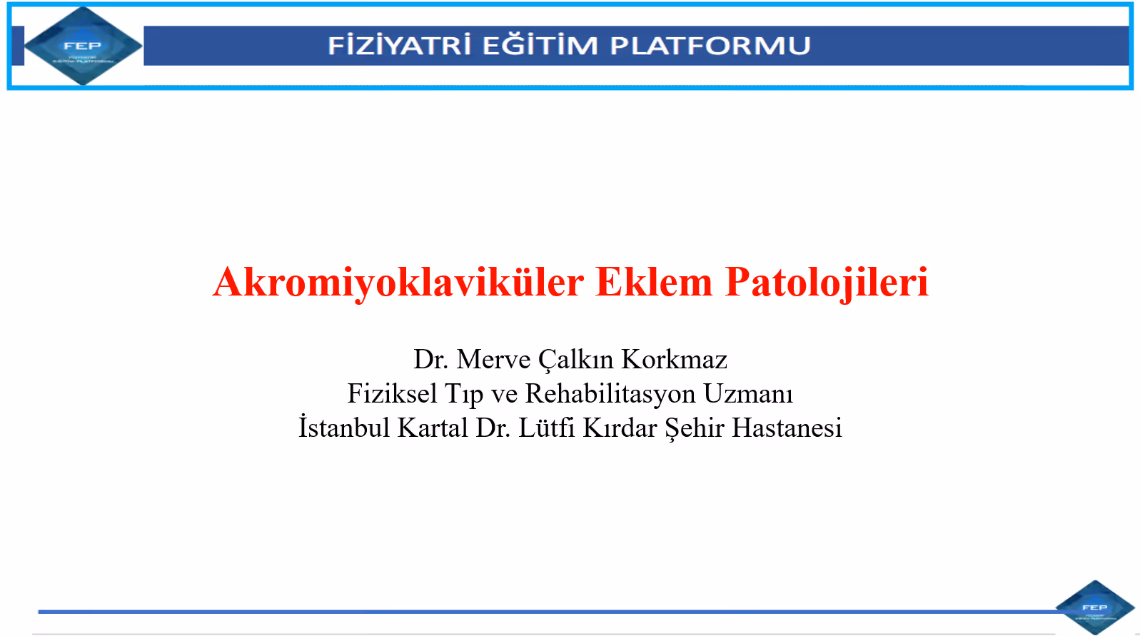 Akromiyoklaviküler Eklem Patolojileri