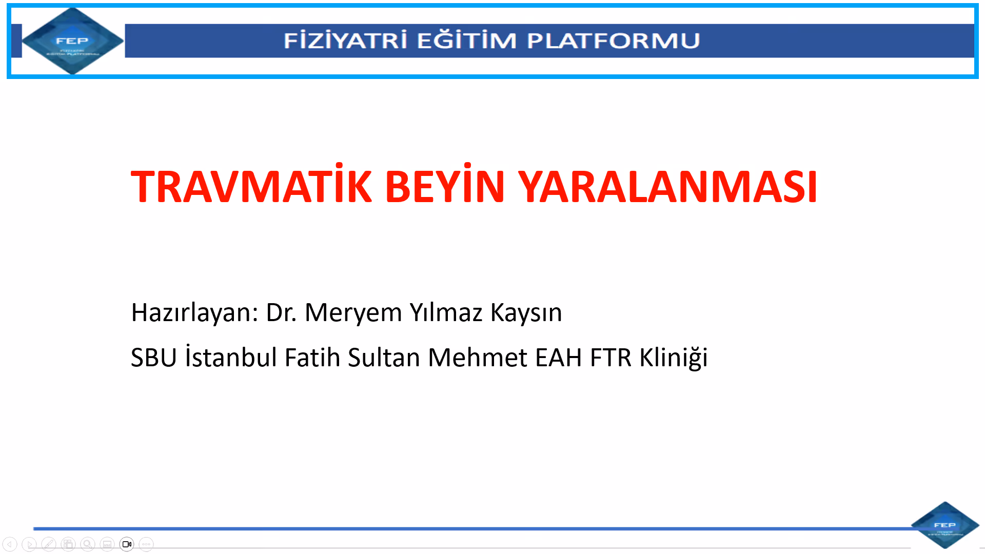 Travmatik Beyin Yaralanması