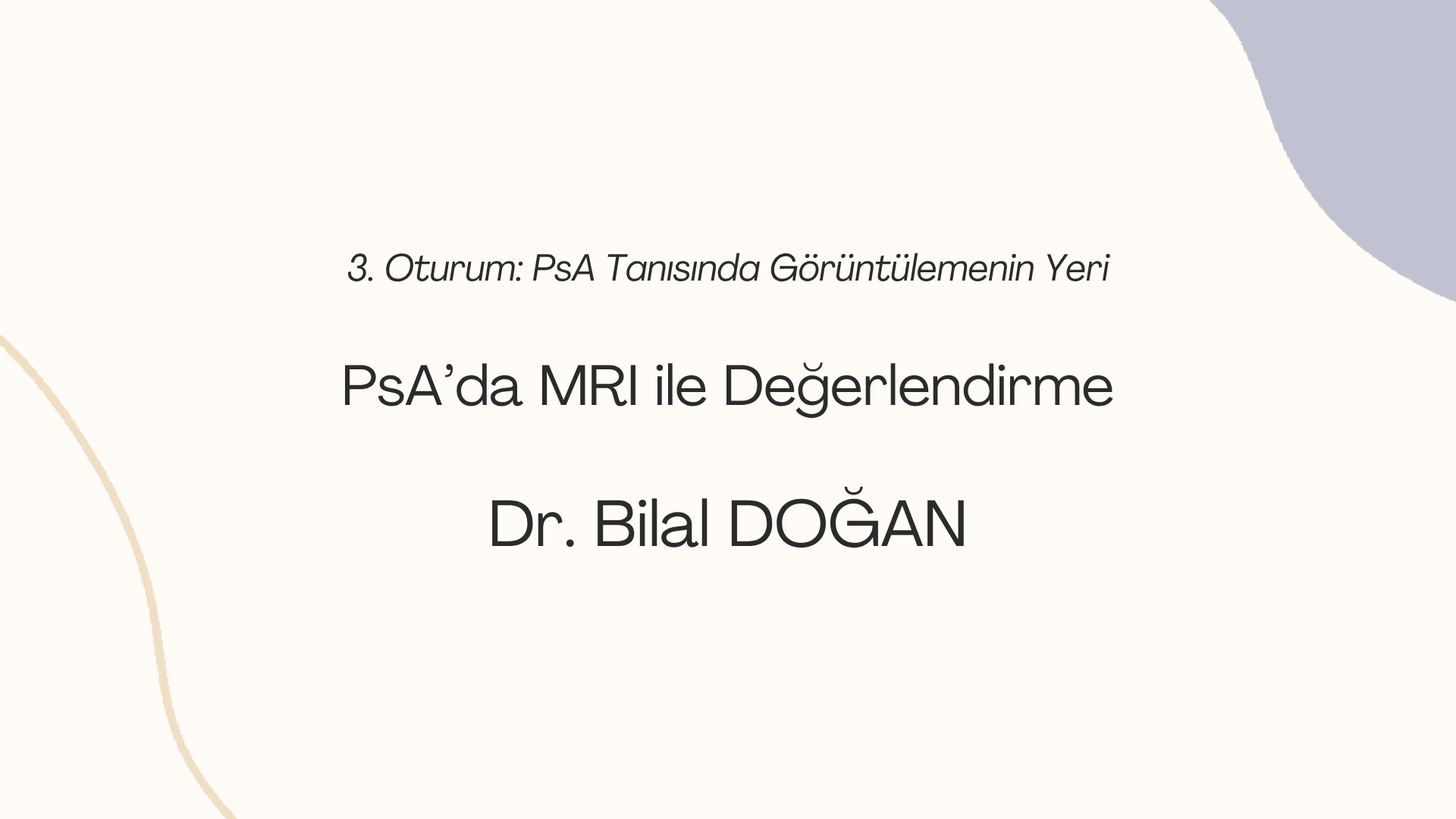 PsA’da MRI ile Değerlendirme