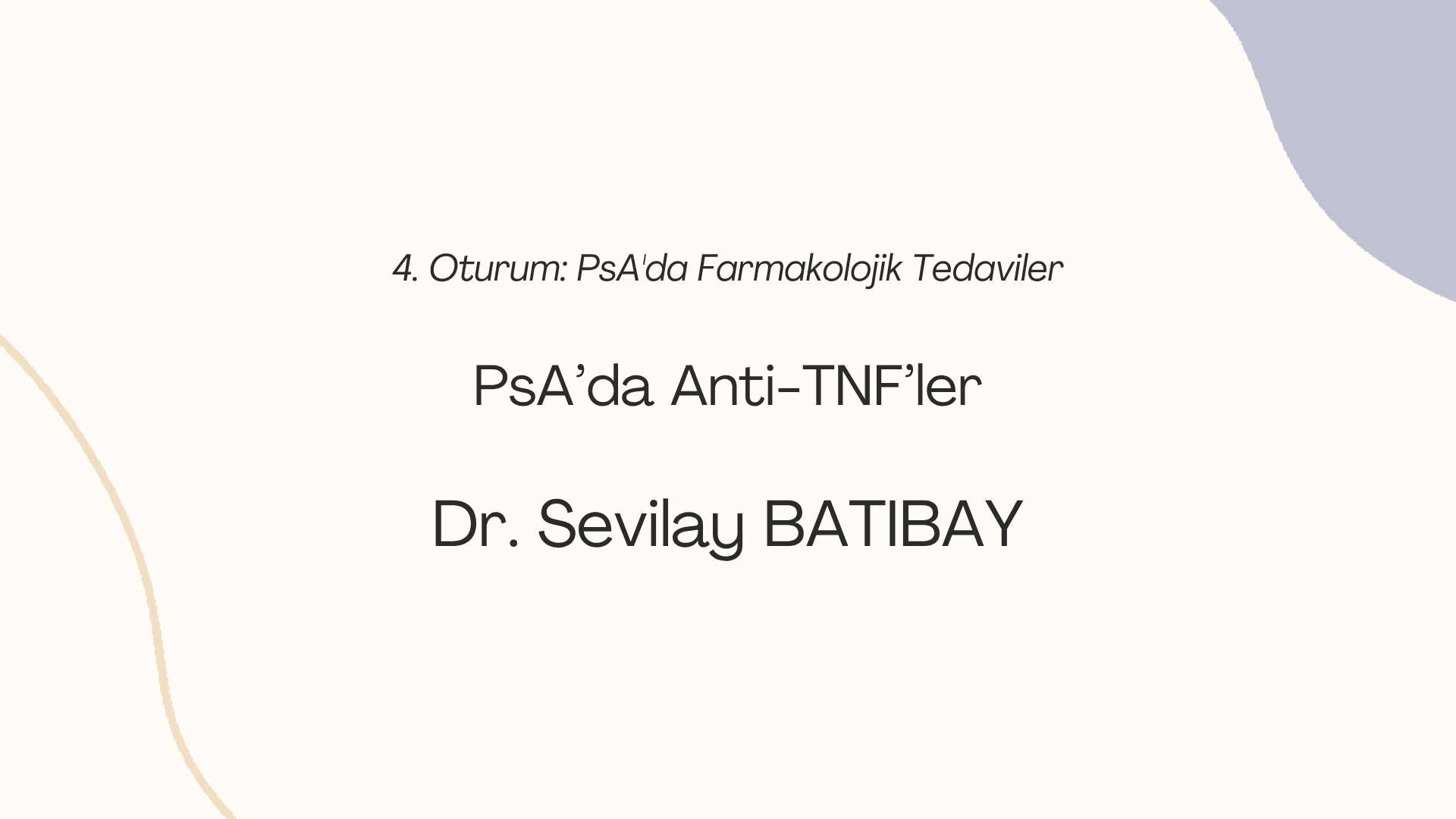 PsA’da Anti-TNF’ler