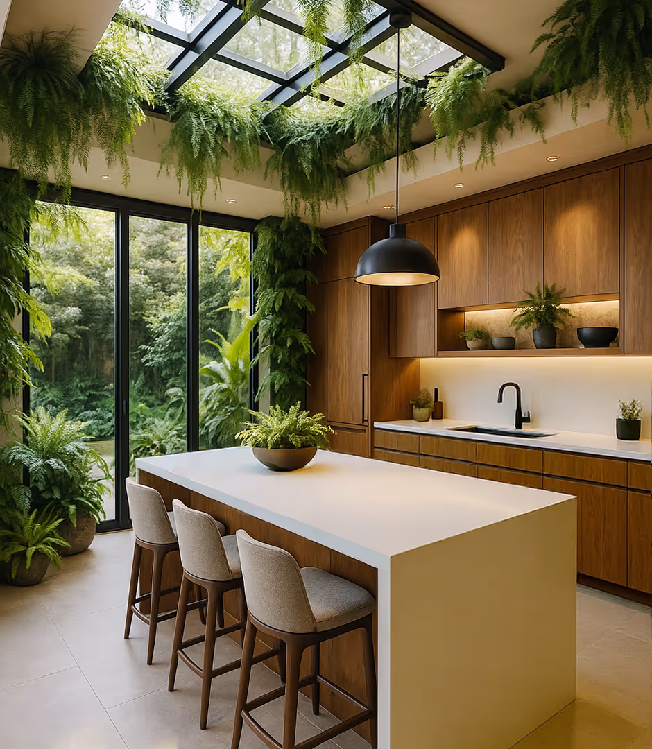 Biophilic Design for a kitchen