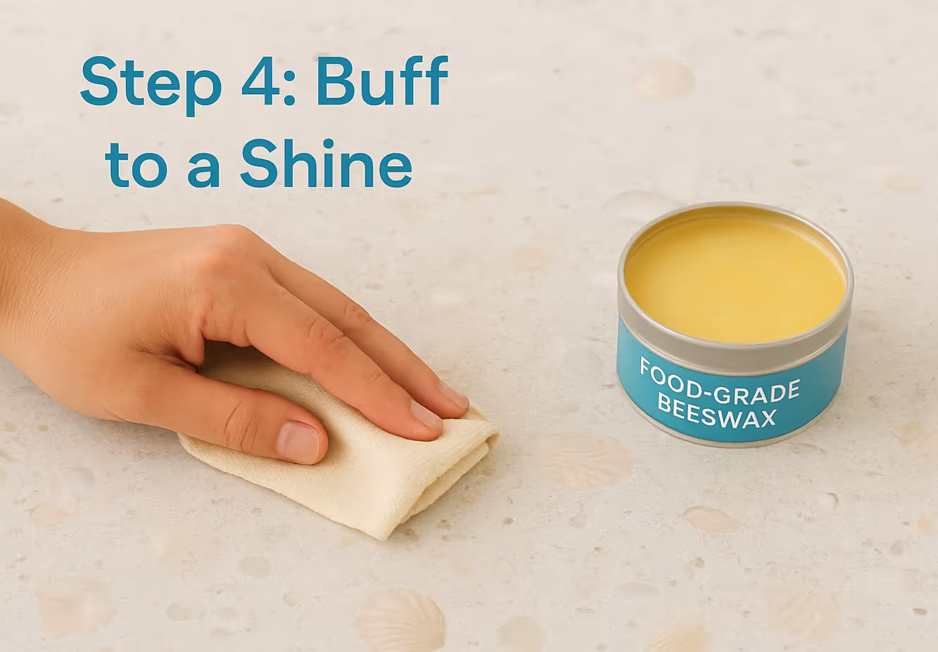 Buff to a shine