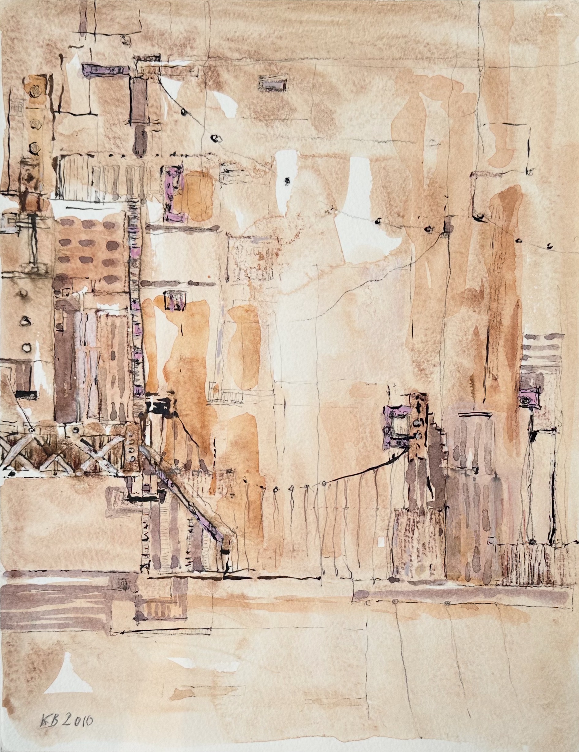 Ville, fin de journée
