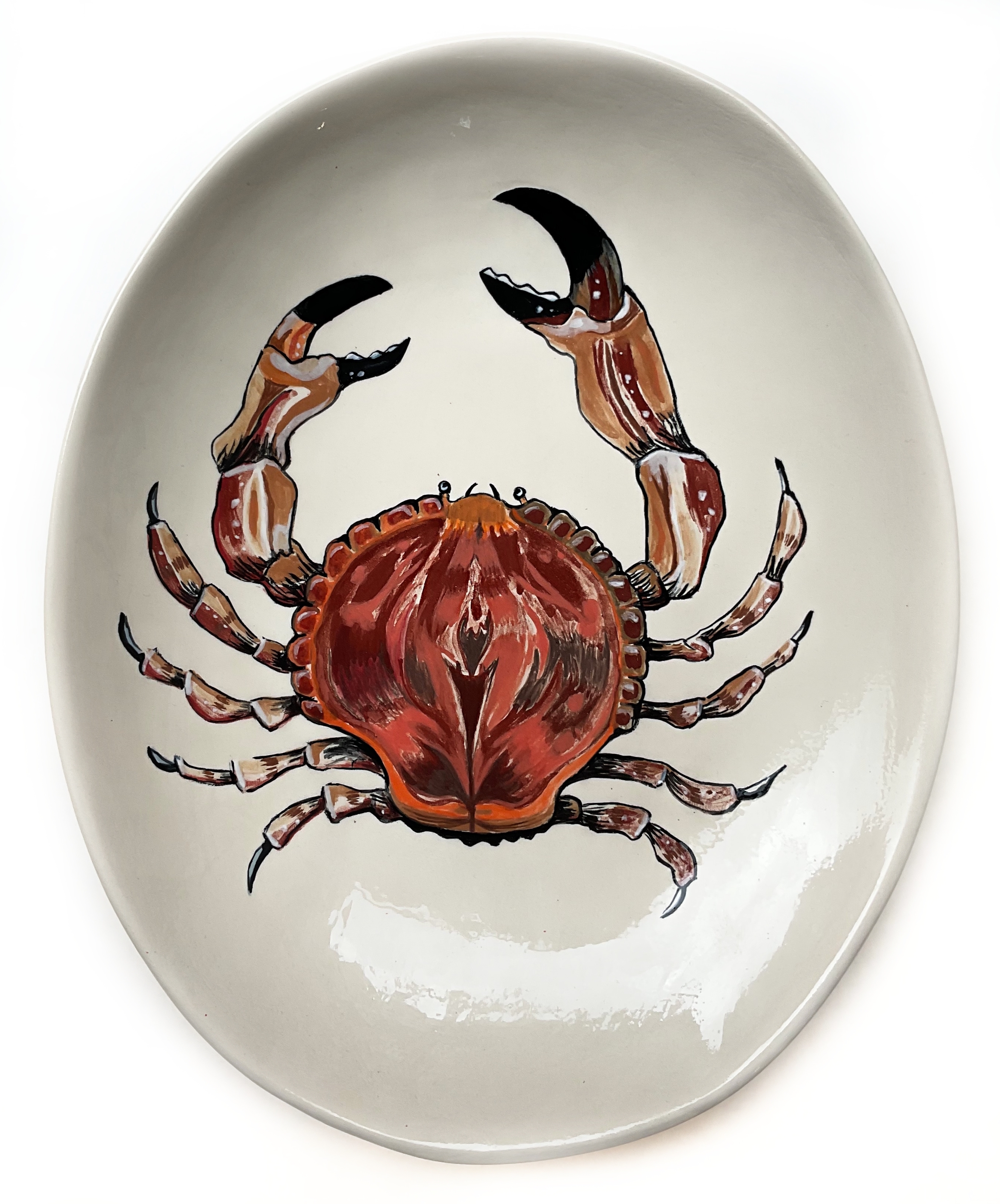 Assiette Crabe