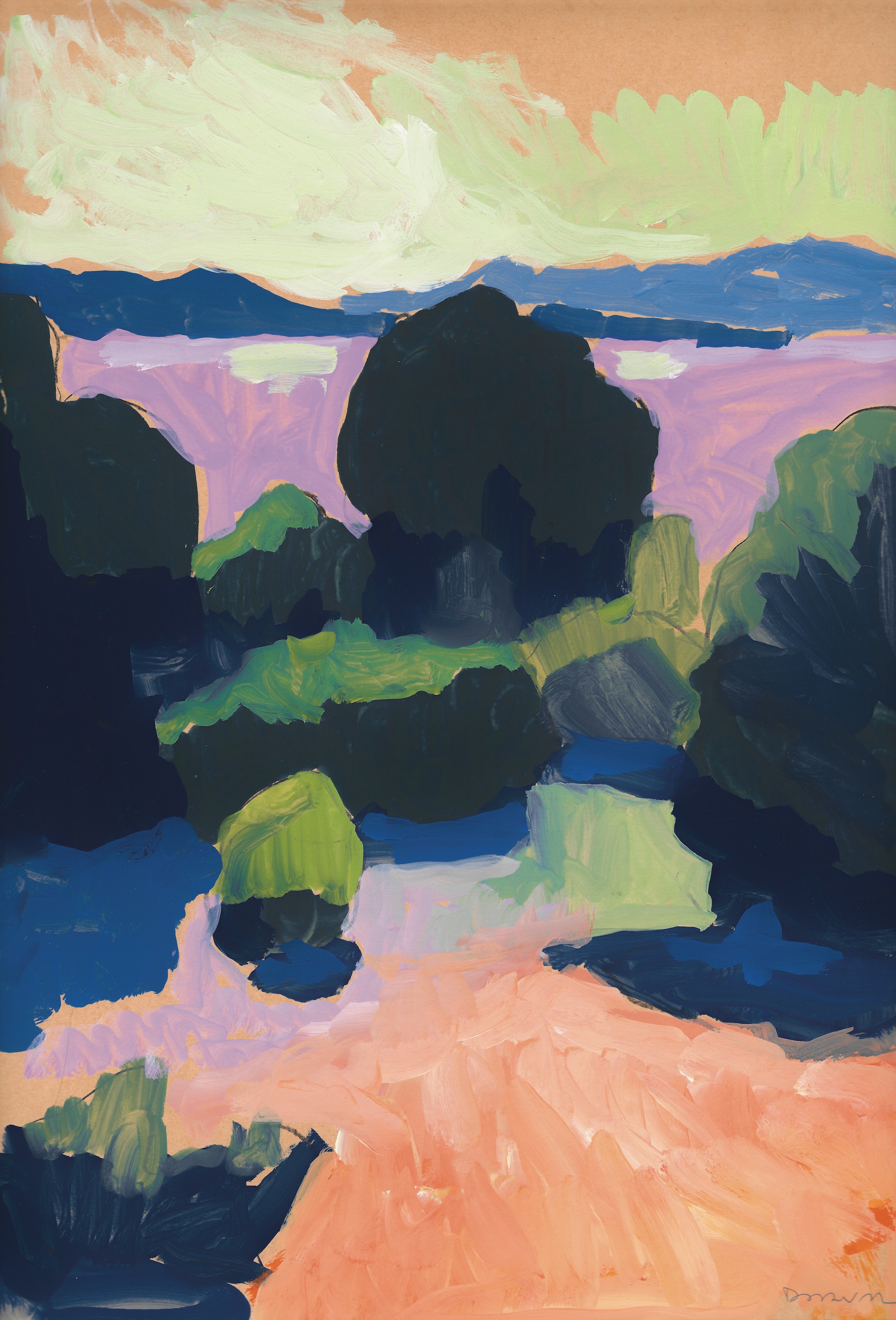 La nuit tombe et le vent se lève 