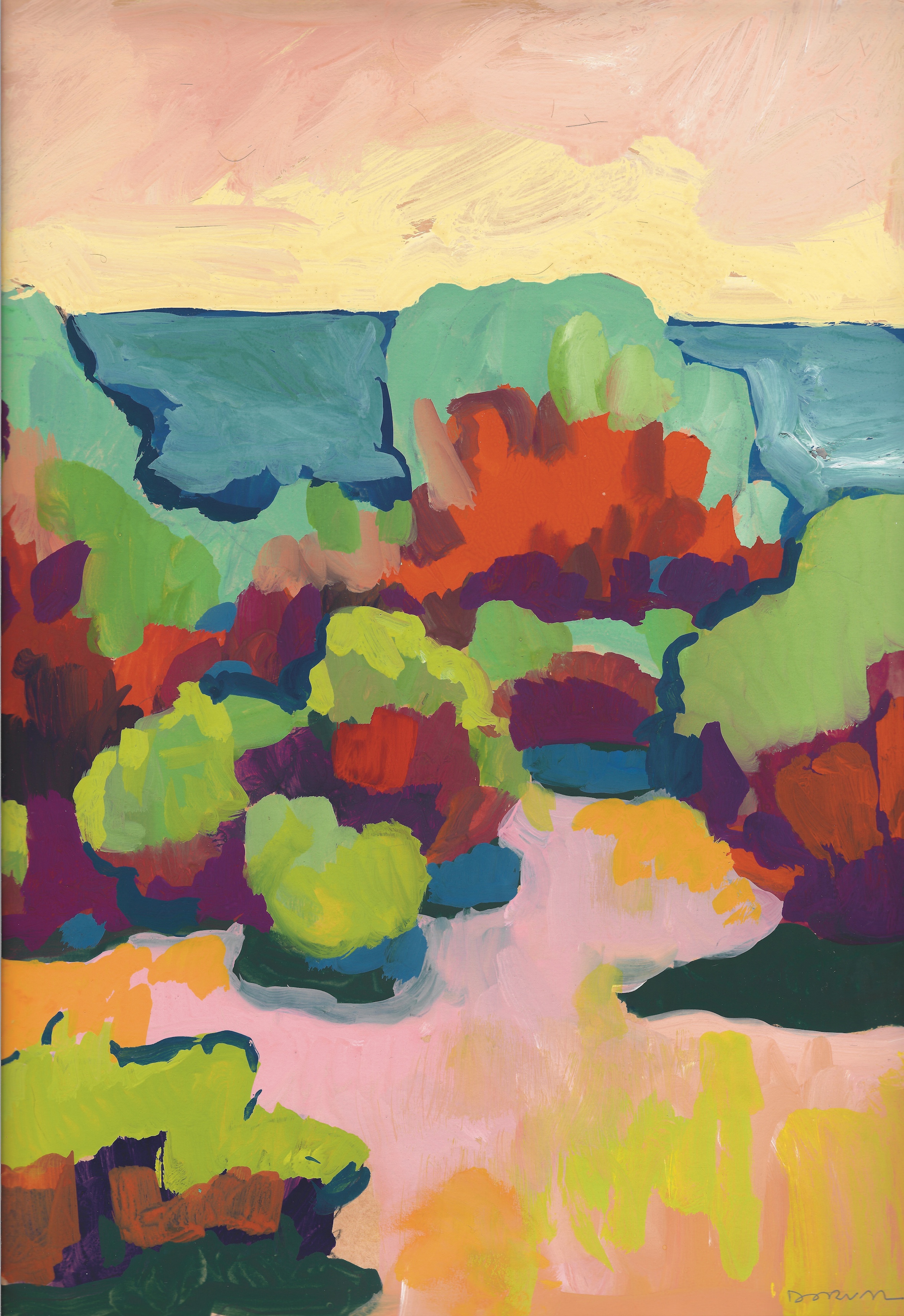 La terre chaude après la journée de soleil