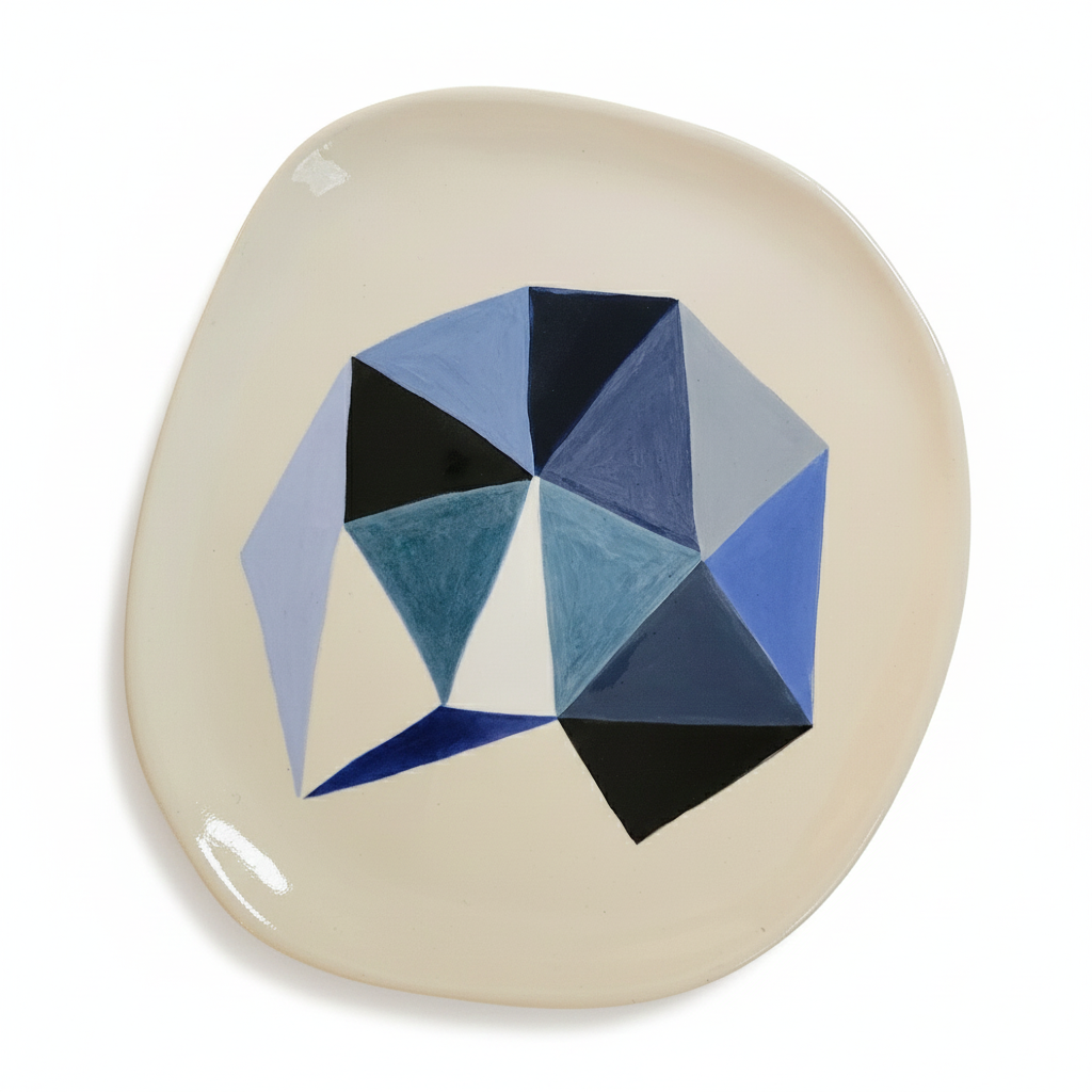 Assiette Polychrome
