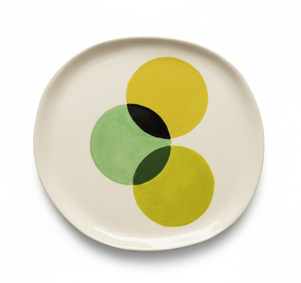 Assiette Chromatique verte