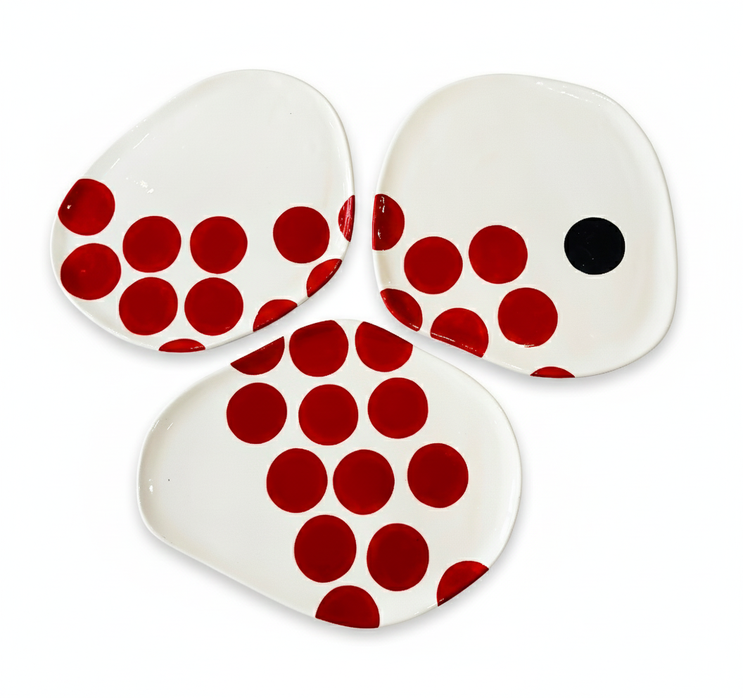 Assiettes Trio Cercles