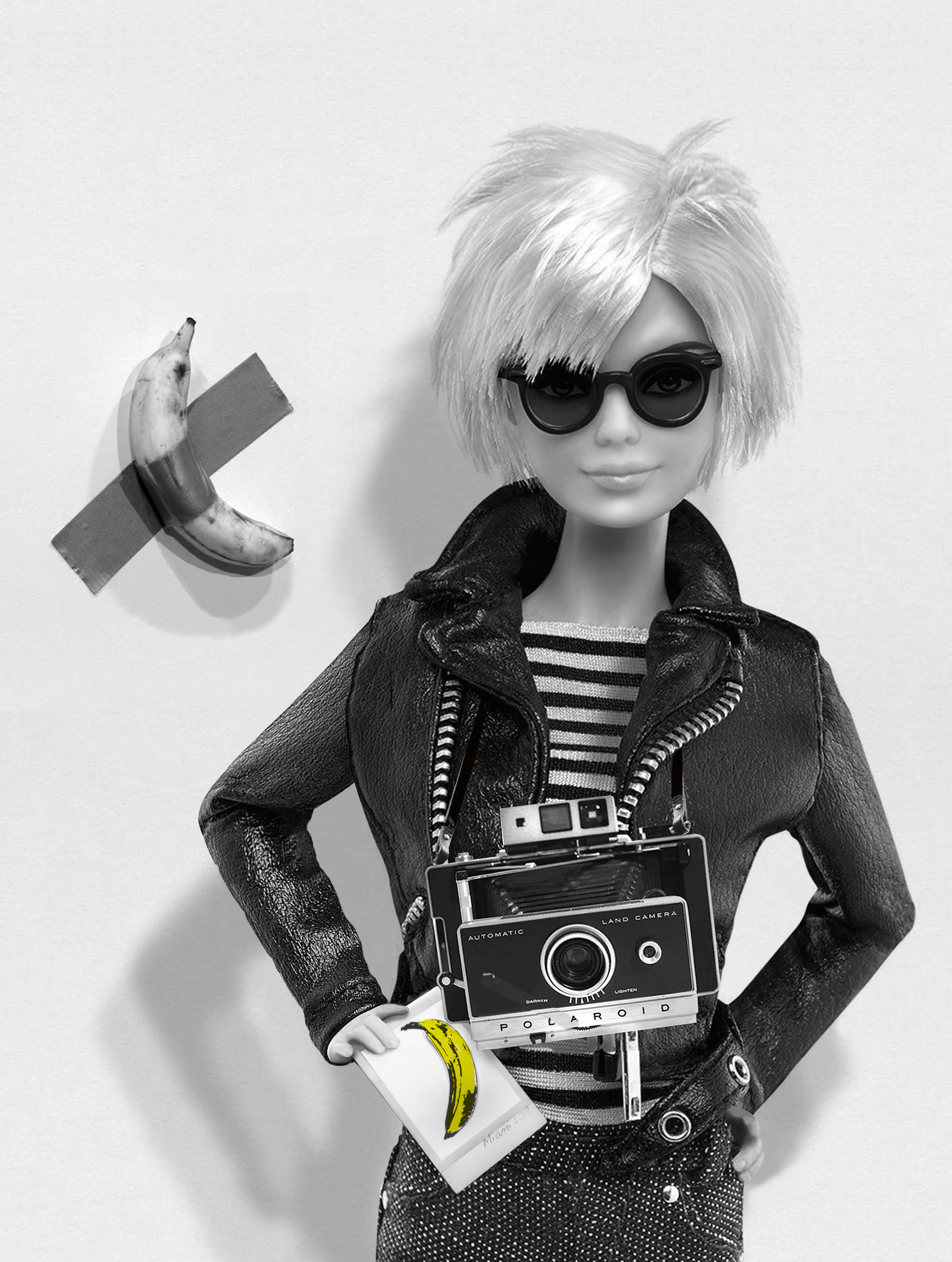 Barbie Andy Warhol de passage à Art Basel Miami 