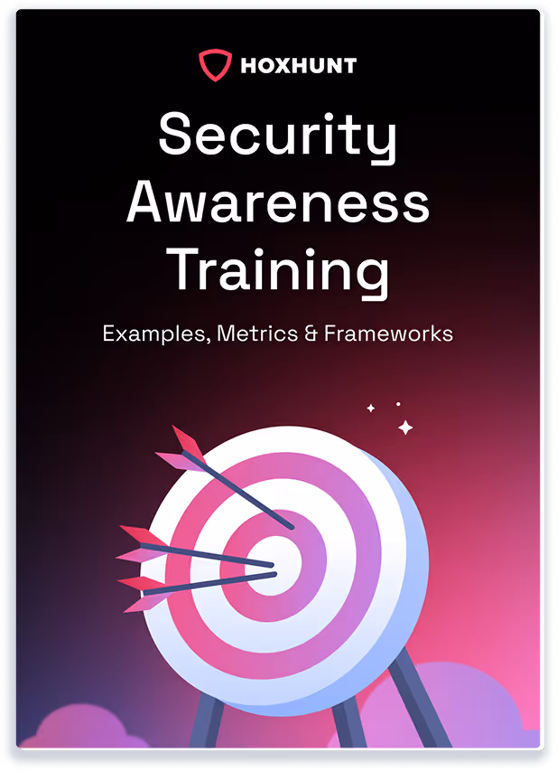 Security Awareness Training guide cover