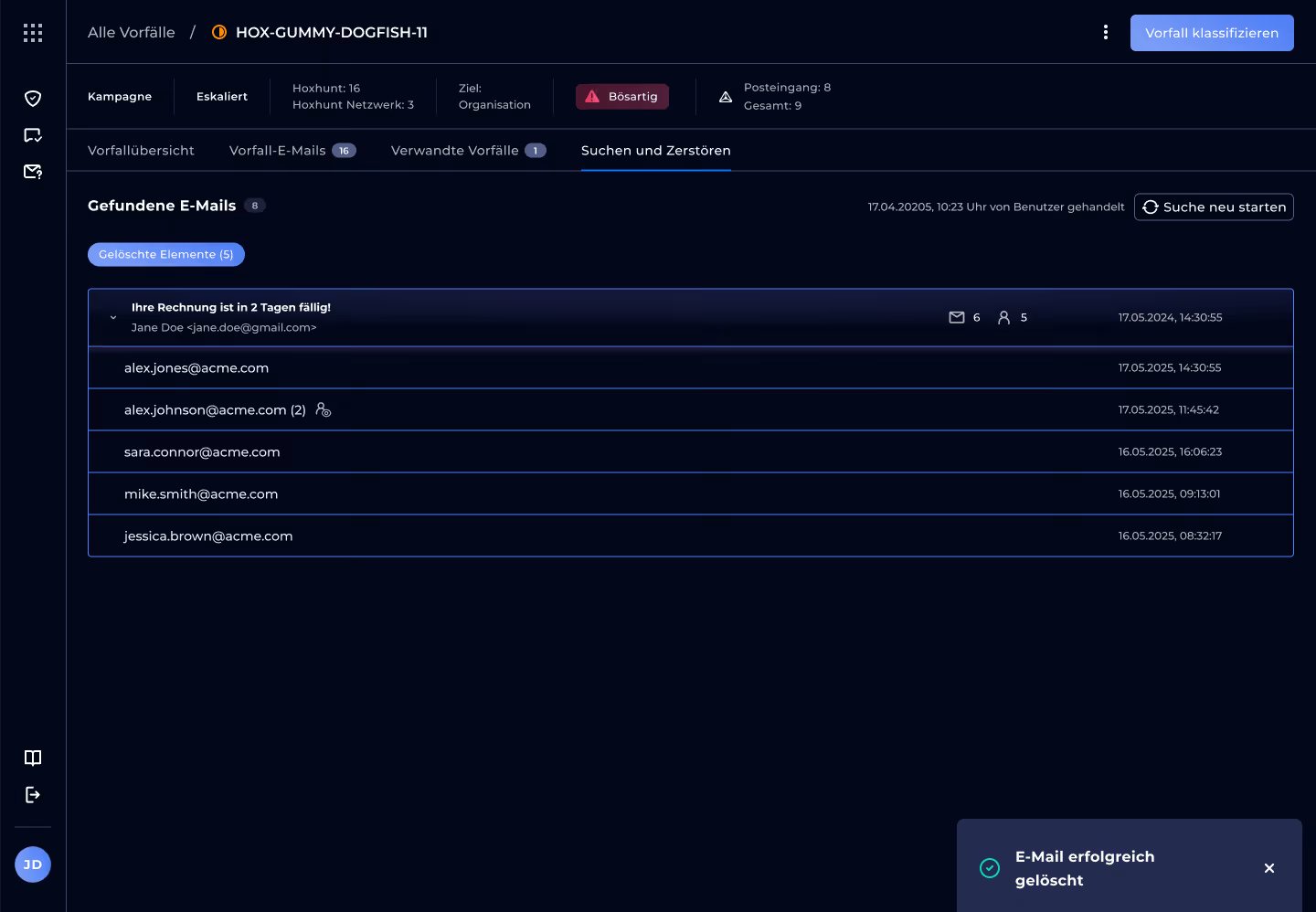 DE Automated Phishing Training