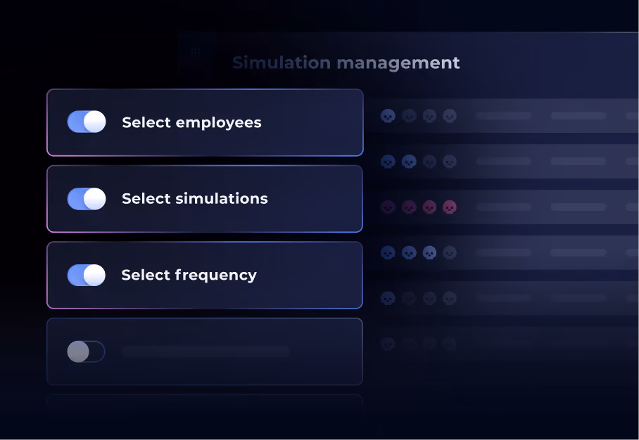 UI view with Hoxhunt's Human Risk Score highlighted