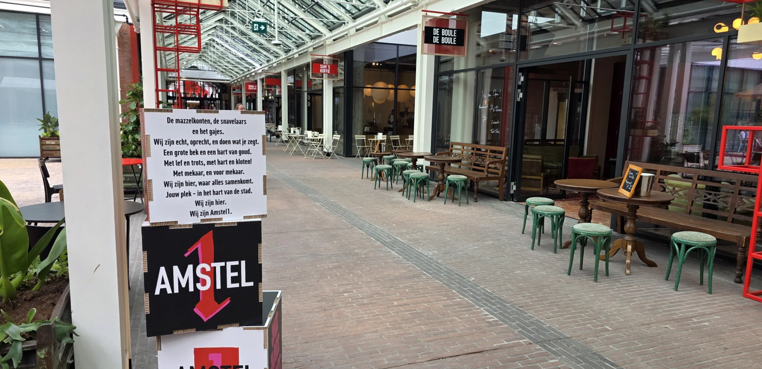 Amsterdam, Amstel, Versmarkt, kerstbomen, Beterboompje.