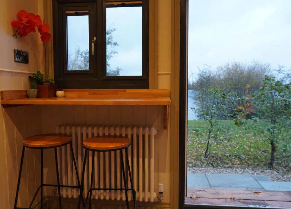 bar in shepherds hut