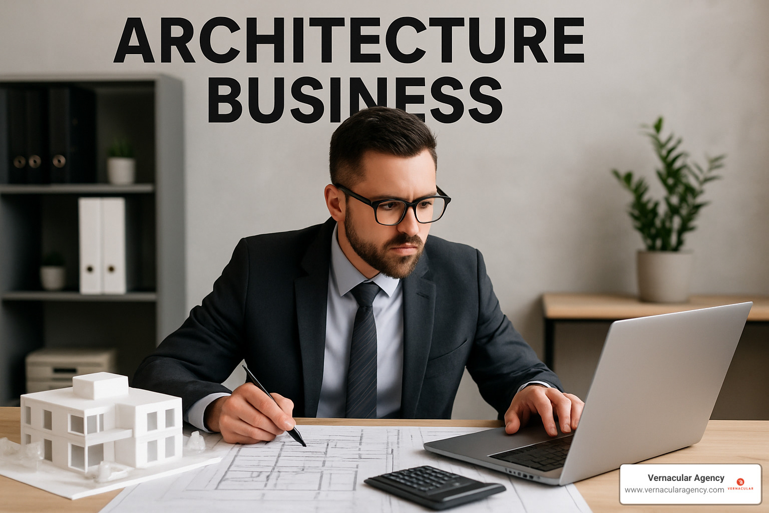 responsive architecture portfolio website on multiple devices - architecture business