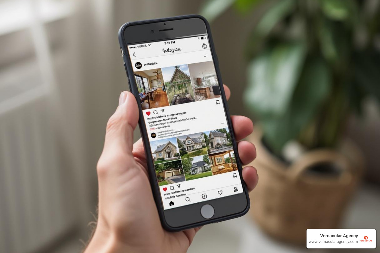 A home renovation company's Instagram feed showcasing high-quality project photos and engaging captions - home renovation marketing