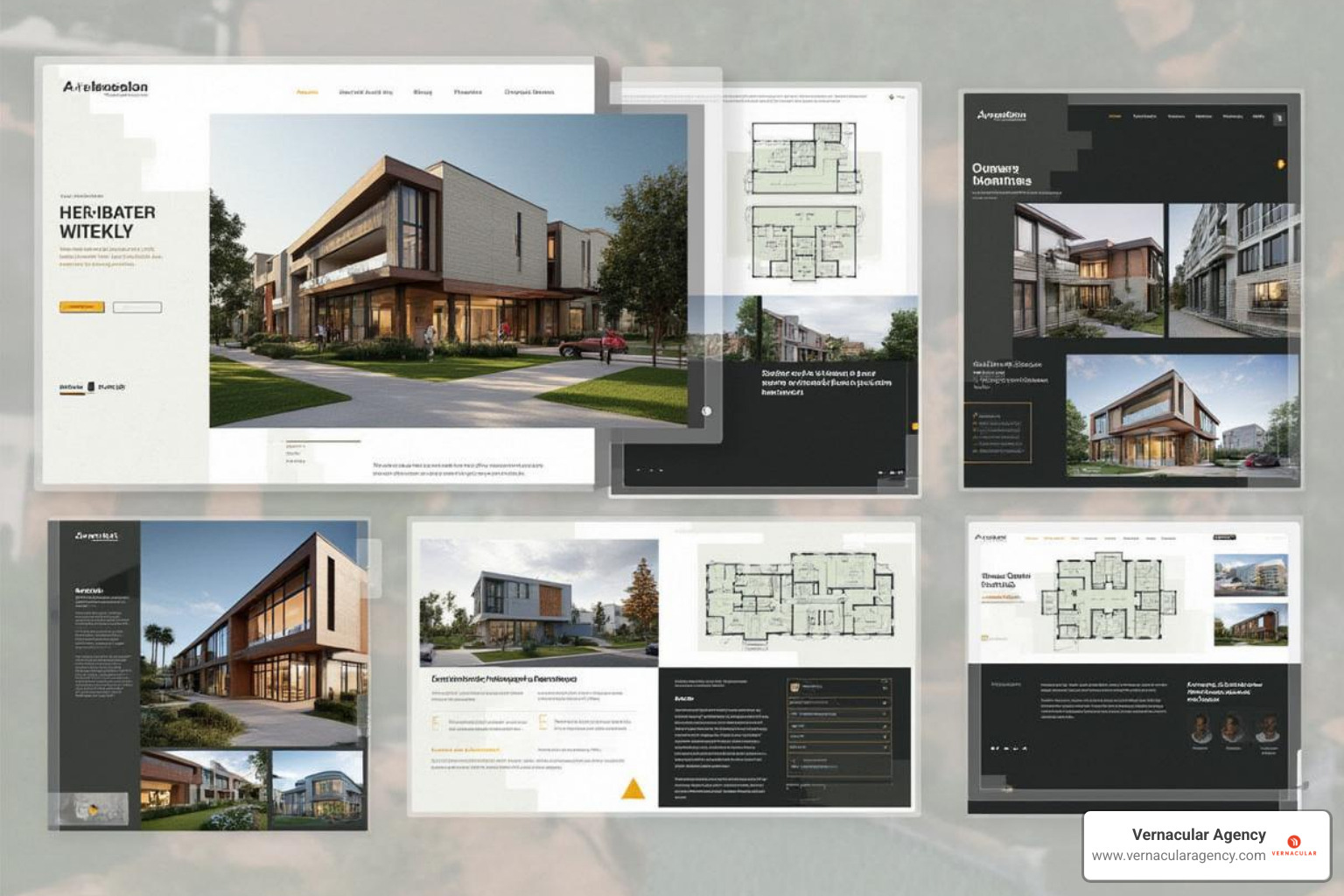 detailed project page with photos, drawings, and text - architecture firm websites