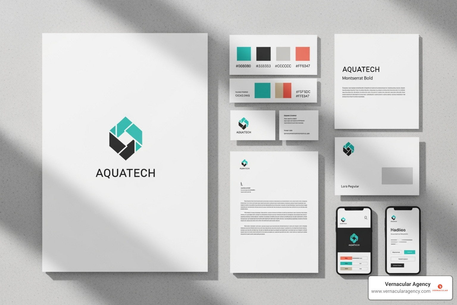 cohesive set of brand visuals - branding real estate agents