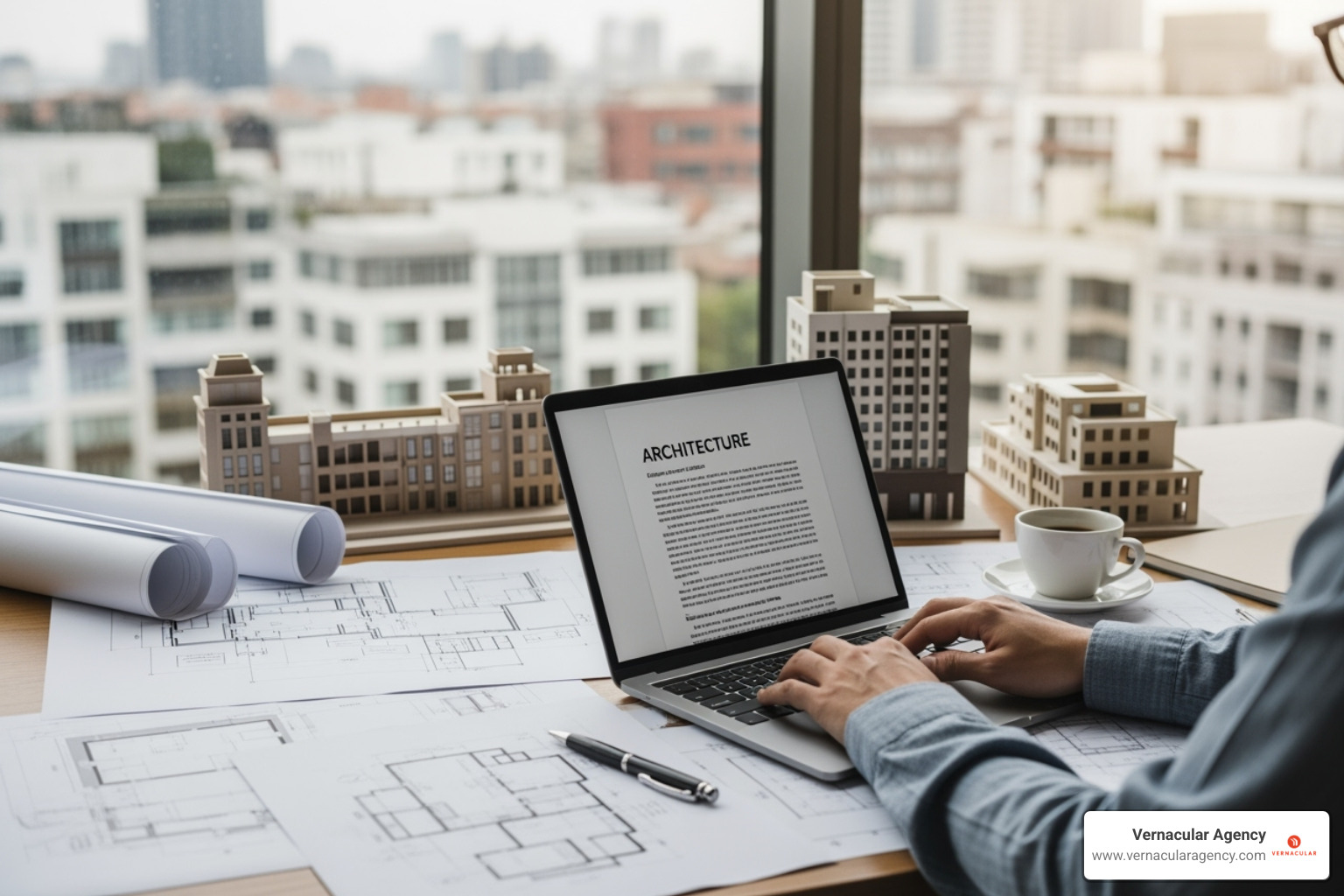 dashboard showing website traffic growth - architectural content writing