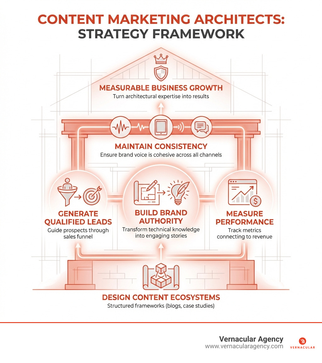 content marketing architects strategy framework - content marketing architects infographic content marketing architects strategy framework - content marketing architects infographic