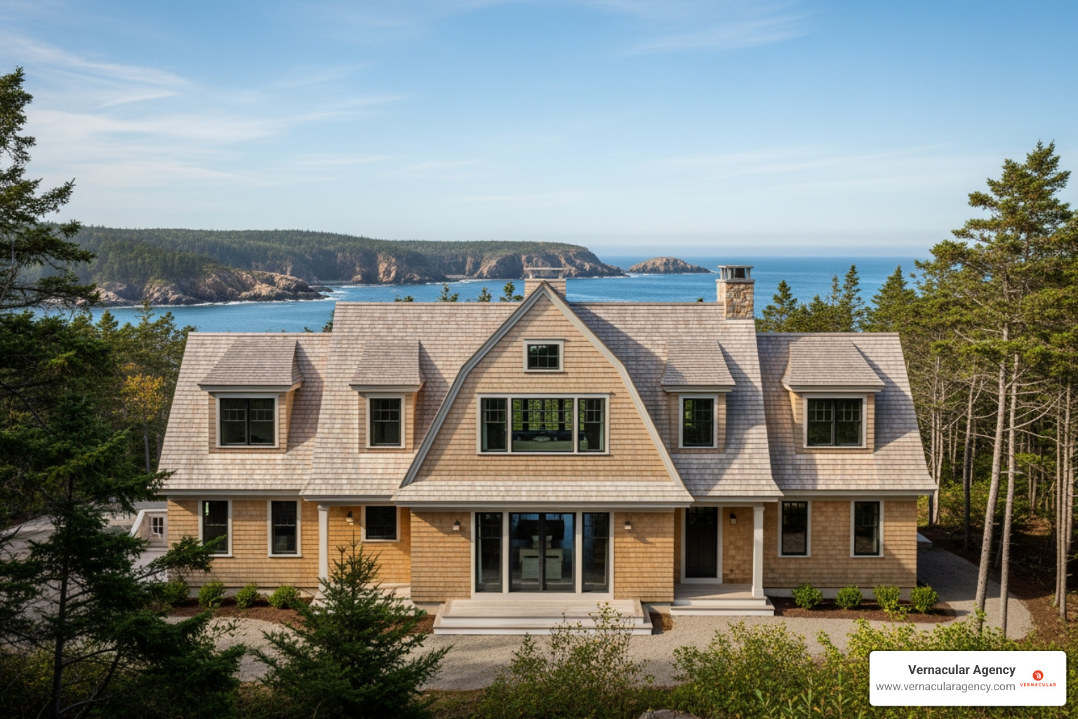 Contemporary Cape Cod home - Maine architectural design Contemporary Cape Cod home - Maine architectural design