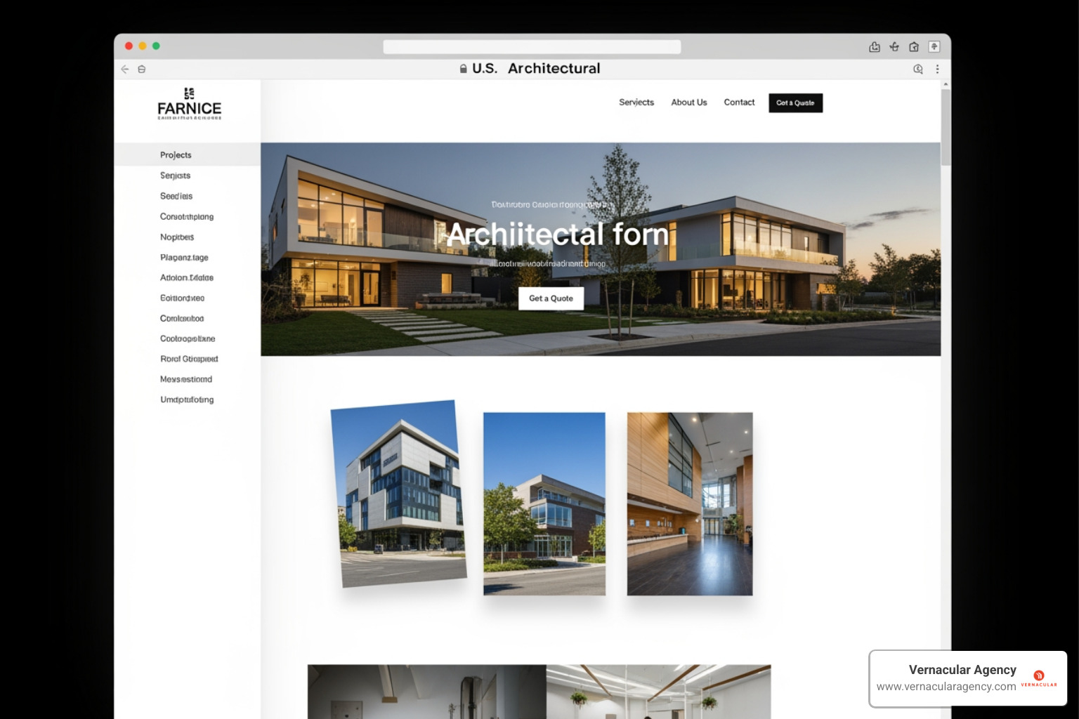 sleek responsive architectural homepage - architecture firm website design sleek responsive architectural homepage - architecture firm website design